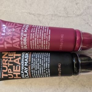 Freeman Bubble and Clay Mask Set - Red and Black